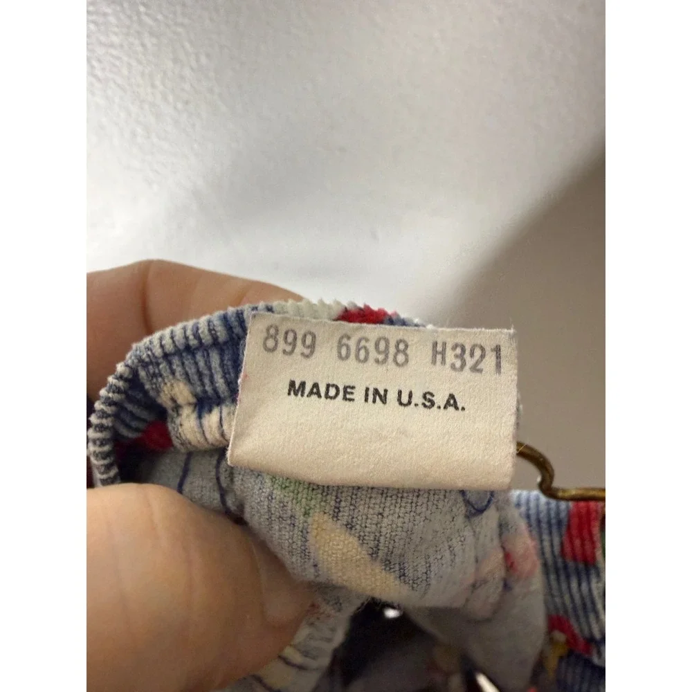 Vintage‎ Oshkosh blue corduroy overalls all over tool print boys size 4